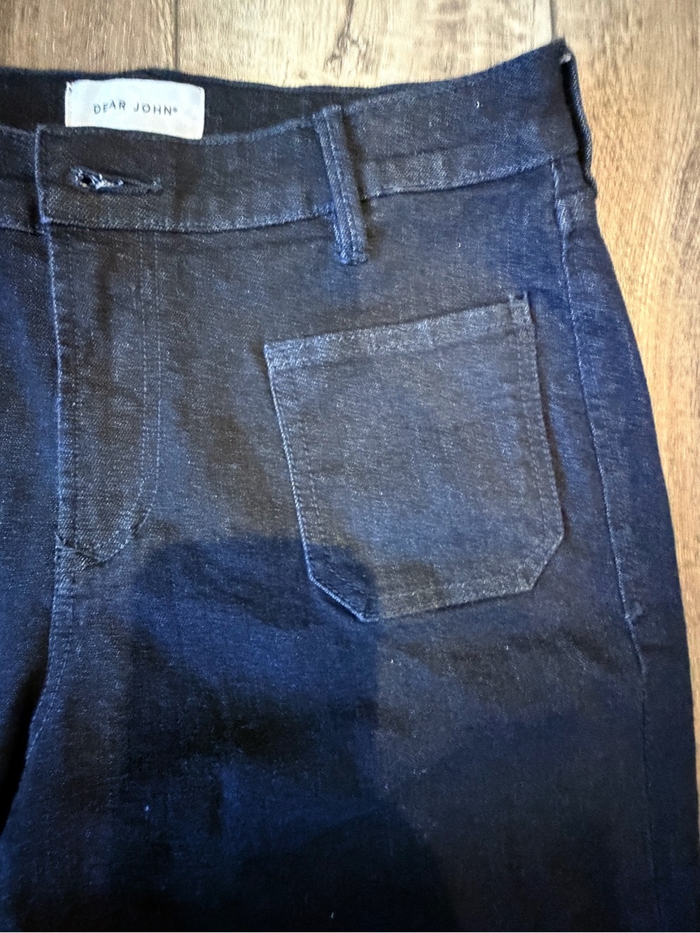 Dear John High-Rise Black Jeanne Flare Jeans (29x25) - Picture 4 of 9